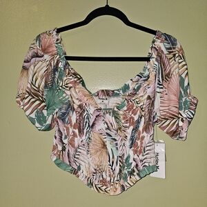 Hurley Women's Tropical Print Top - Multicolor